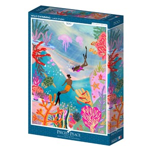 Puzzle natation sauvage - 500 pièces