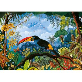 Puzzle toucan bleu - 1000 pièces