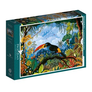 Puzzle toucan bleu - 1000 pièces