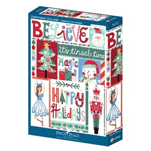 Puzzle collage de noël - 500 pièces