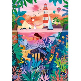 Puzzle fonds marins colorés - 1000 pièces