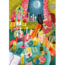 Puzzle coin lecture magique sous la lune - 500 pièces