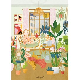 Puzzle intérieur cosy - 500 pièces