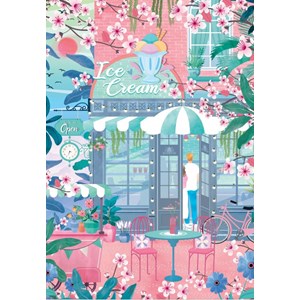 Puzzle magasin de glaces - 1000 pièces