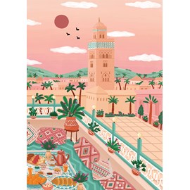 Puzzle mosquée koutoubia, maroc - 1000 pièces