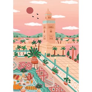 Puzzle mosquée koutoubia, maroc - 1000 pièces