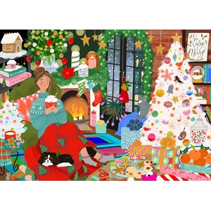Puzzle le coin de noël - 1500 pièces
