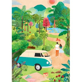 Puzzle voyage d'eté - 1000 pièces