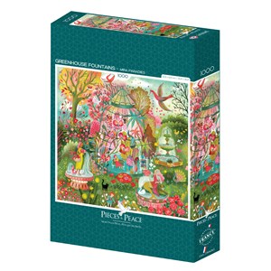 Puzzle greenhouse fountains - 1000 pièces