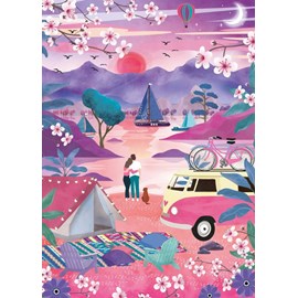 Puzzle escapade printanière - 500 pièces