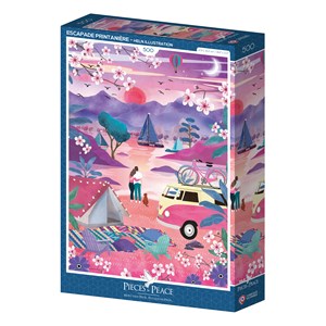 Puzzle escapade printanière - 500 pièces