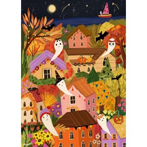 Puzzle ville fantôme - 500 pièces