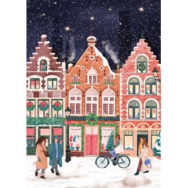 Puzzle bruges à noël - 1000 pièces
