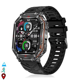 Smartwatch kr92 avec appels bt, gps, outils d'exploration.