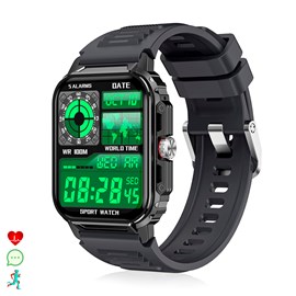 Smartwatch y1 avec moniteur de santé avancé, appels bluetooth.