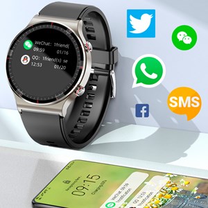 Smartwatch g08 avec ecg de grade médical. Moniteur de o2 dans le sang.