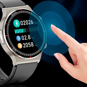 Smartwatch g08 avec ecg de grade médical. Moniteur de o2 dans le sang.