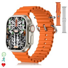 Smartwatch z87 ultra triple bracelet. Fonctions outdoor, appels bt.
