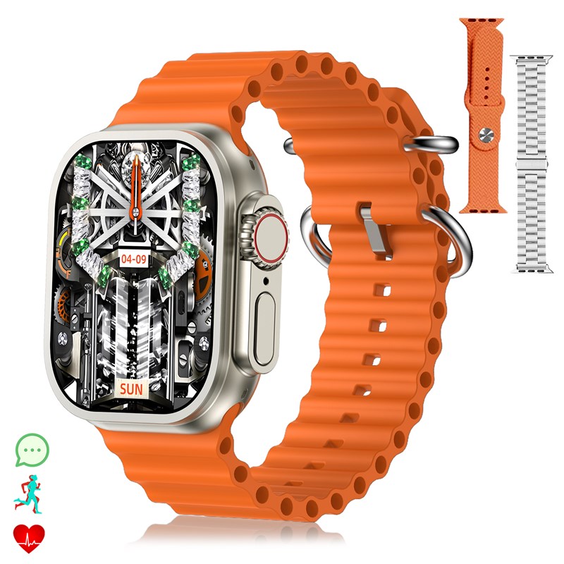Smartwatch z87 ultra triple bracelet. Fonctions outdoor, appels bt.