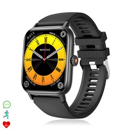 Montre intelligente qs13 avec notifications d'applications.