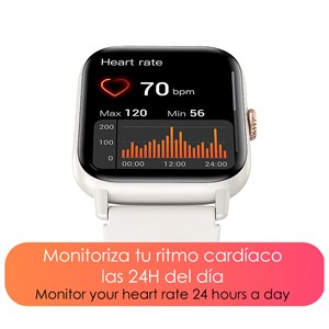Montre intelligente qs13 avec notifications d'applications.