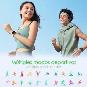 Montre intelligente qs13 avec notifications d'applications.