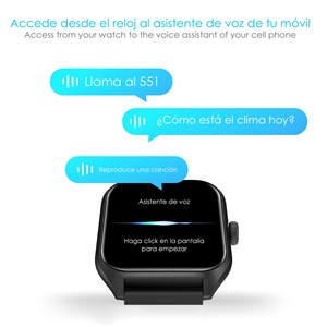 Smartwatch qx5 avec écran de 1,96 pouces. Appels bluetooth.