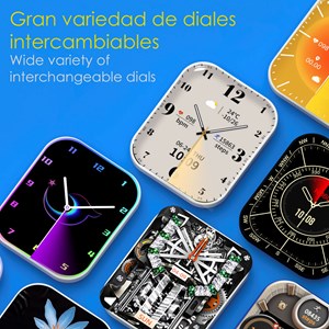 Smartwatch z85 max avec écran 2&nbsp;, triple bracelet. Moniteurs de santé, ecg.