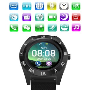 Smartwatch m11 multifonction avec caméra, podomètre, alerte d'appels.