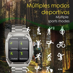 Smartwatch z79 max double bracelet. Moniteur de santé, tension, etc.