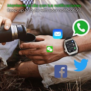 Smartwatch z79 max double bracelet. Moniteur de santé, tension, etc.