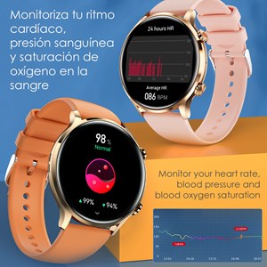 Smartwatch qs40 avec appels bluetooth, notifications push.