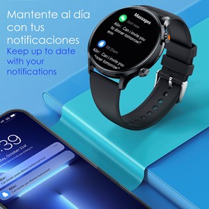 Smartwatch qs40 avec appels bluetooth, notifications push.
