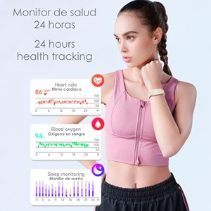 Smartband qs90 design sans écran avec moniteur intelligent.