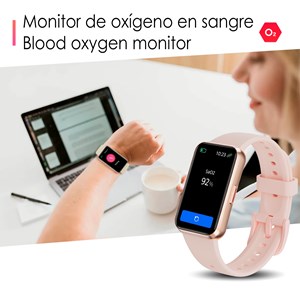 Bracelet intelligent t54b avec moniteur de tension et o2.
