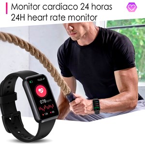 Bracelet intelligent t54b avec moniteur de tension et o2.