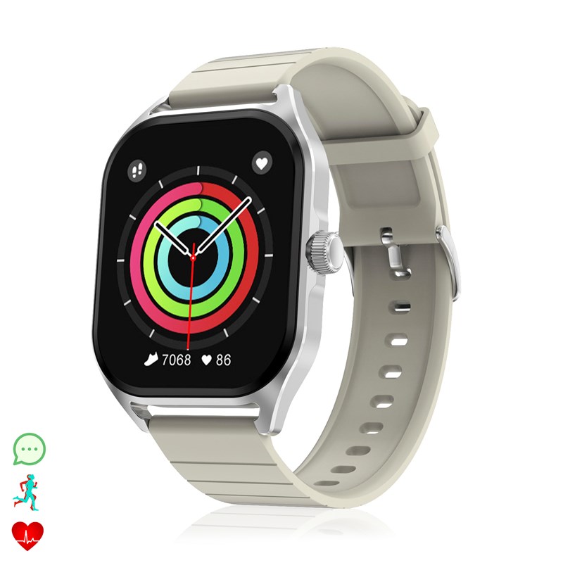 Dam - Smartwatch dt99 avec écran amoled de 2,04&nbsp;. Moniteur de santé, +150.