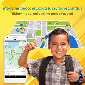 Montre intelligente localisateur lbs spéciale pour enfants.