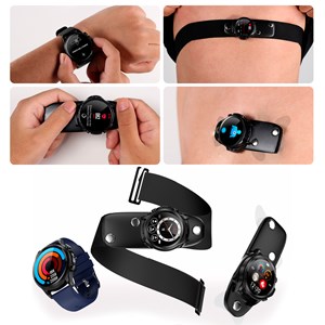 Smartwatch e400 avec détection de glucose dans le sang.