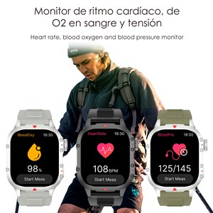 Smartwatch b04 avec appels bt, notifications push. Moniteur sportif et de santé.