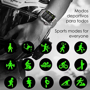 Smartwatch b04 avec appels bt, notifications push. Moniteur sportif et de santé.