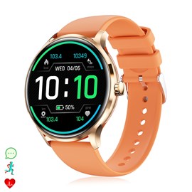 Smartwatch qs80 avec appels bt, notifications push. Moniteur sportif et de santé