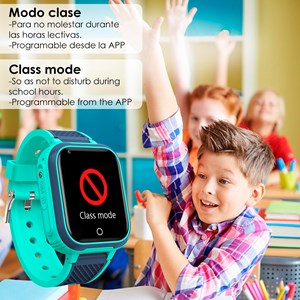 Montre intelligente 4g gps et wifi lt21 pour enfants. Appels vidéo, localisateur