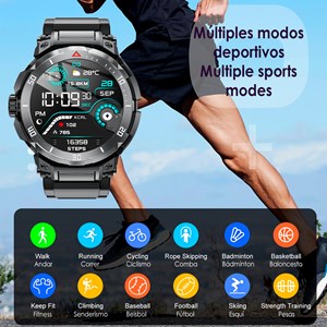 Smartwatch gt100 pro multisport, tension et o2 dans le sang, avec des écouteurs.