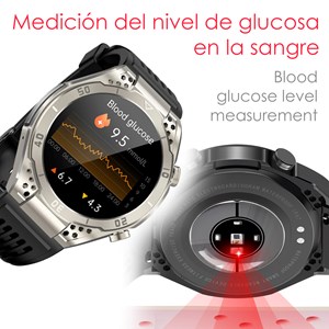 Smartwatch ja01. Moniteur d'acide urique et de lipides, contrôle de la glycémie.