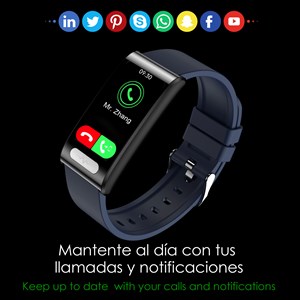 Bracelet intelligent tk70 ecg, moniteur de glucose sanguin, oxygène et pression.