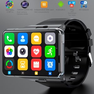 Smartwatch phone s999 4g panoramique avec so android 9.0, quad core, wifi, gps.