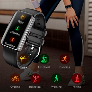 Bracelet intelligent x7. Avec thermomètre, mode multisport, moniteur de tension.