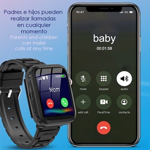 Montre connectée pour enfants t45 4g android 8.1. Connectivité gps, wifi, lbs.