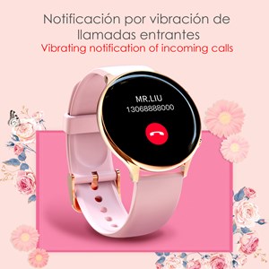 Smartwatch dm05. Moniteur de santé avec température corporelle, o2 et tension.